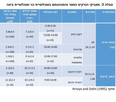 טבלה 3